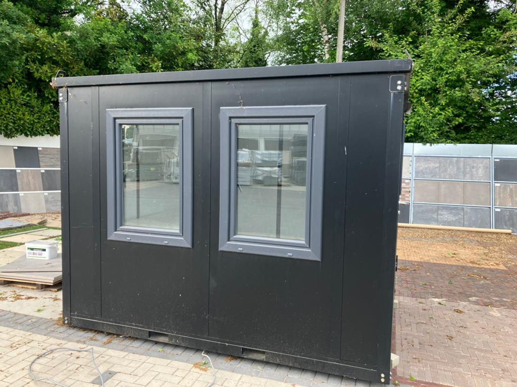 Buro container kantoor unit geïsoleerd 2200x2900 h2150, Ophalen of Verzenden, Zo goed als nieuw, Hout