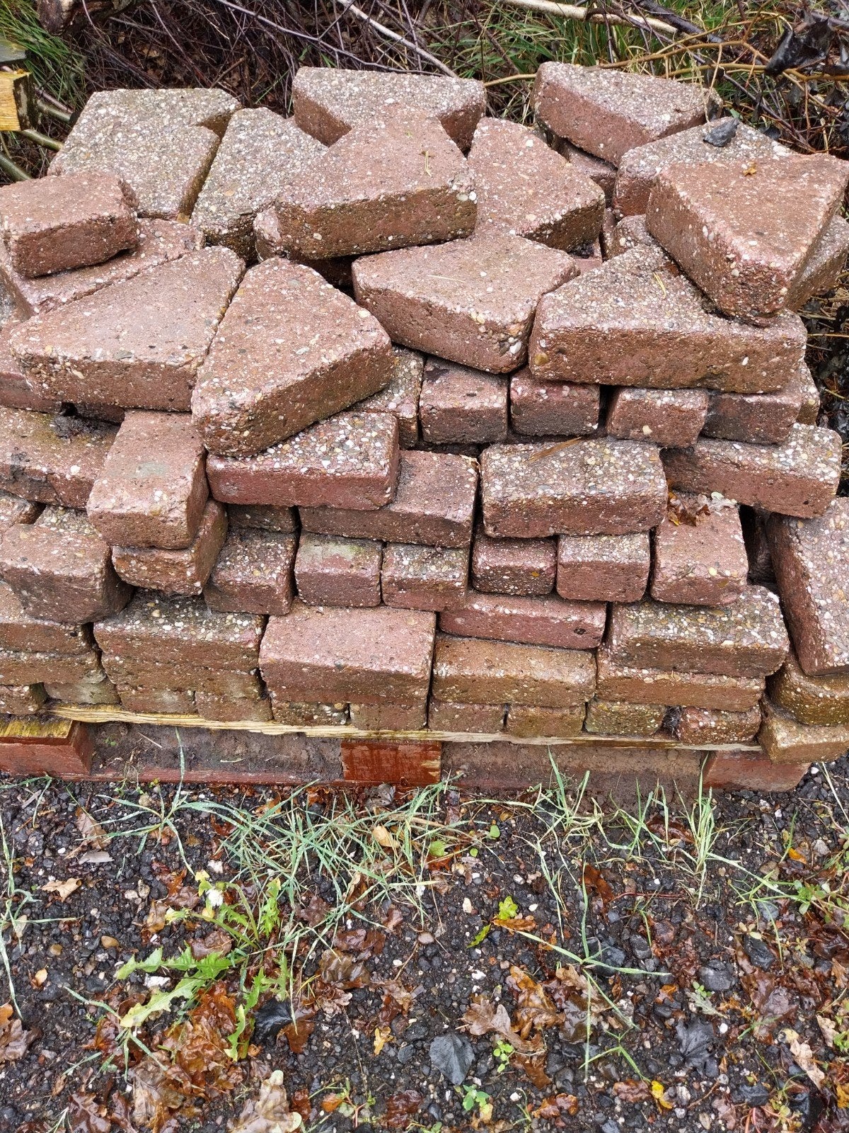 Gratis partij gebruikte klinkers, Tuin en Terras, Ophalen, Gebruikt, T, Klinkers