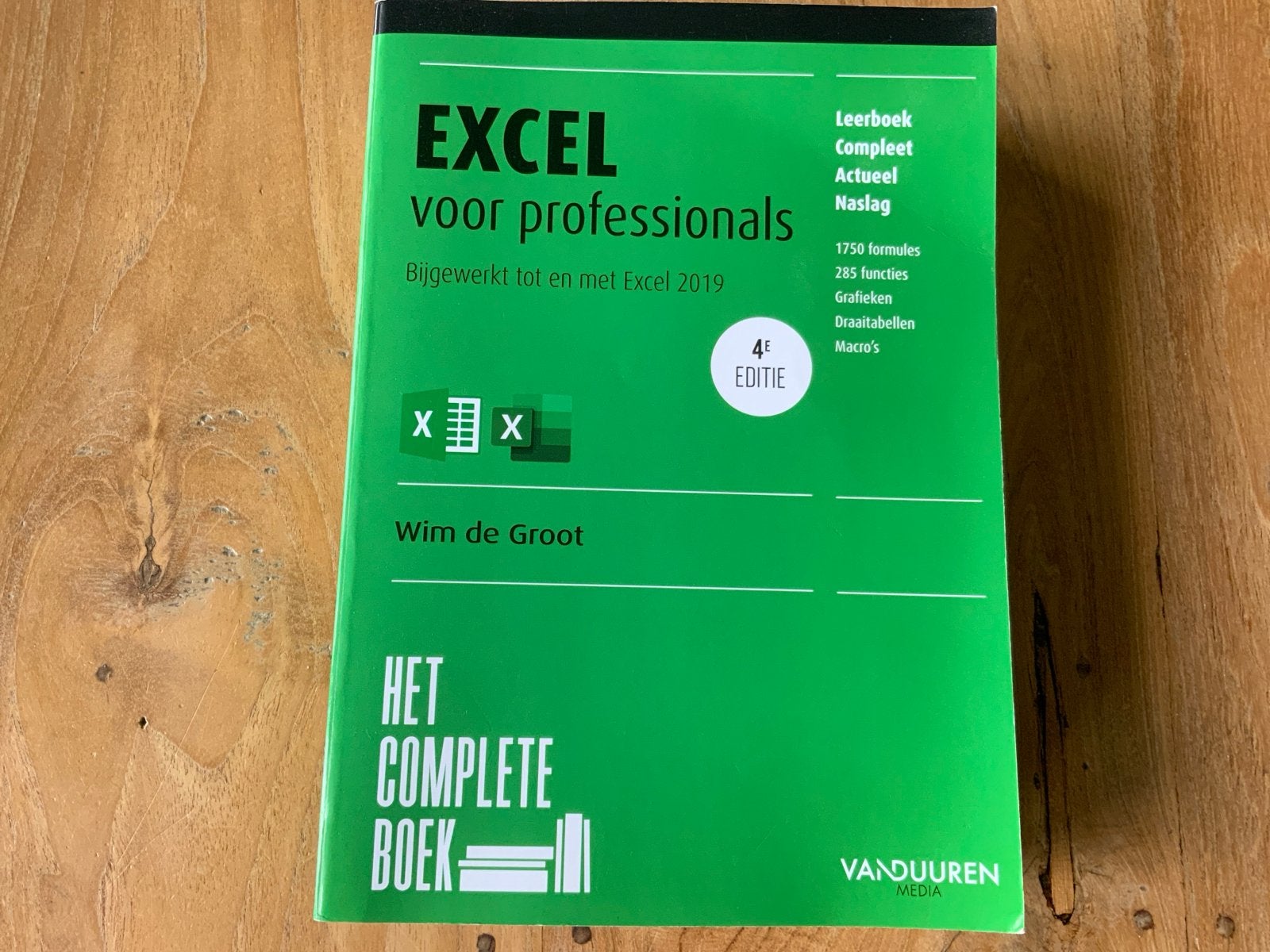 Excel voor professionals, 4e editie (incl. Excel 2019), Boeken, Informatica en Computer, Ophalen of Verzenden, Zo goed als nieuw