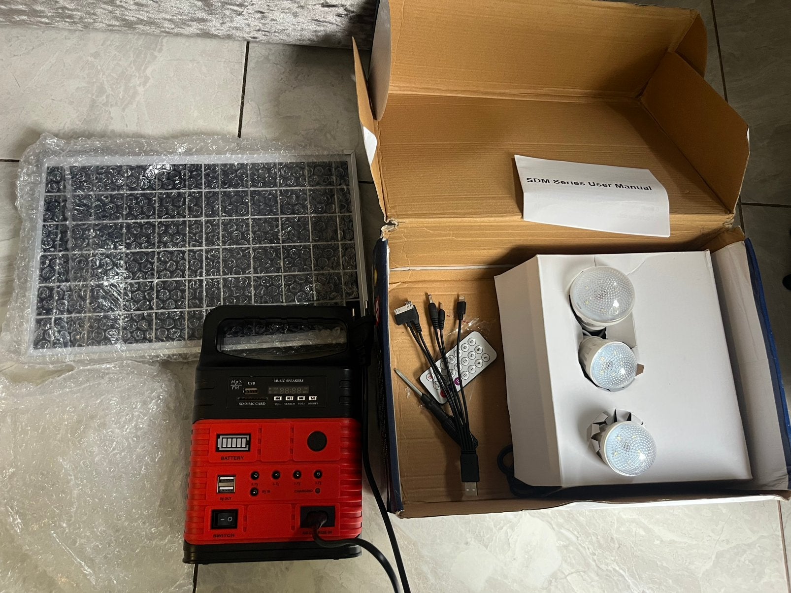 Solar System Stroomgenerator Zonnepaneel Nieuw, Ophalen of Verzenden, Nieuw