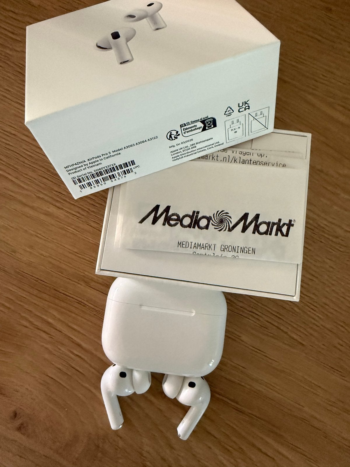 Apple AirPods Pro 3 - Nieuw!!, In gehoorgang (in-ear), Ophalen of Verzenden, Zo goed als nieuw, Apple