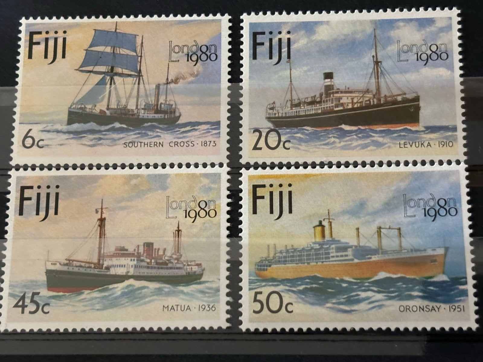Schepen, Fiji 1980, Ophalen of Verzenden, Postfris, Overige thema's