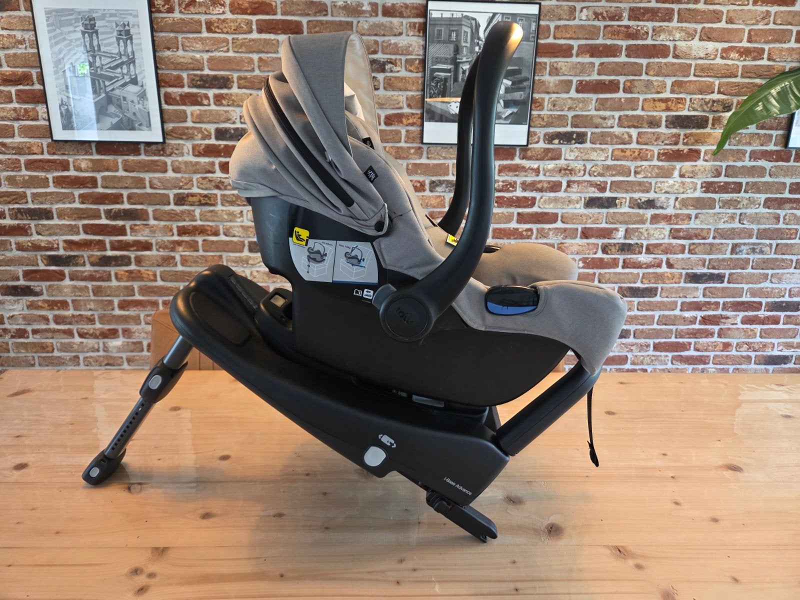 Joie I-Gemm 2 met I-base Advance Isofix autostoel, Autogordel of Isofix, Zo goed als nieuw, 0 t/m 13 kg, Ophalen
