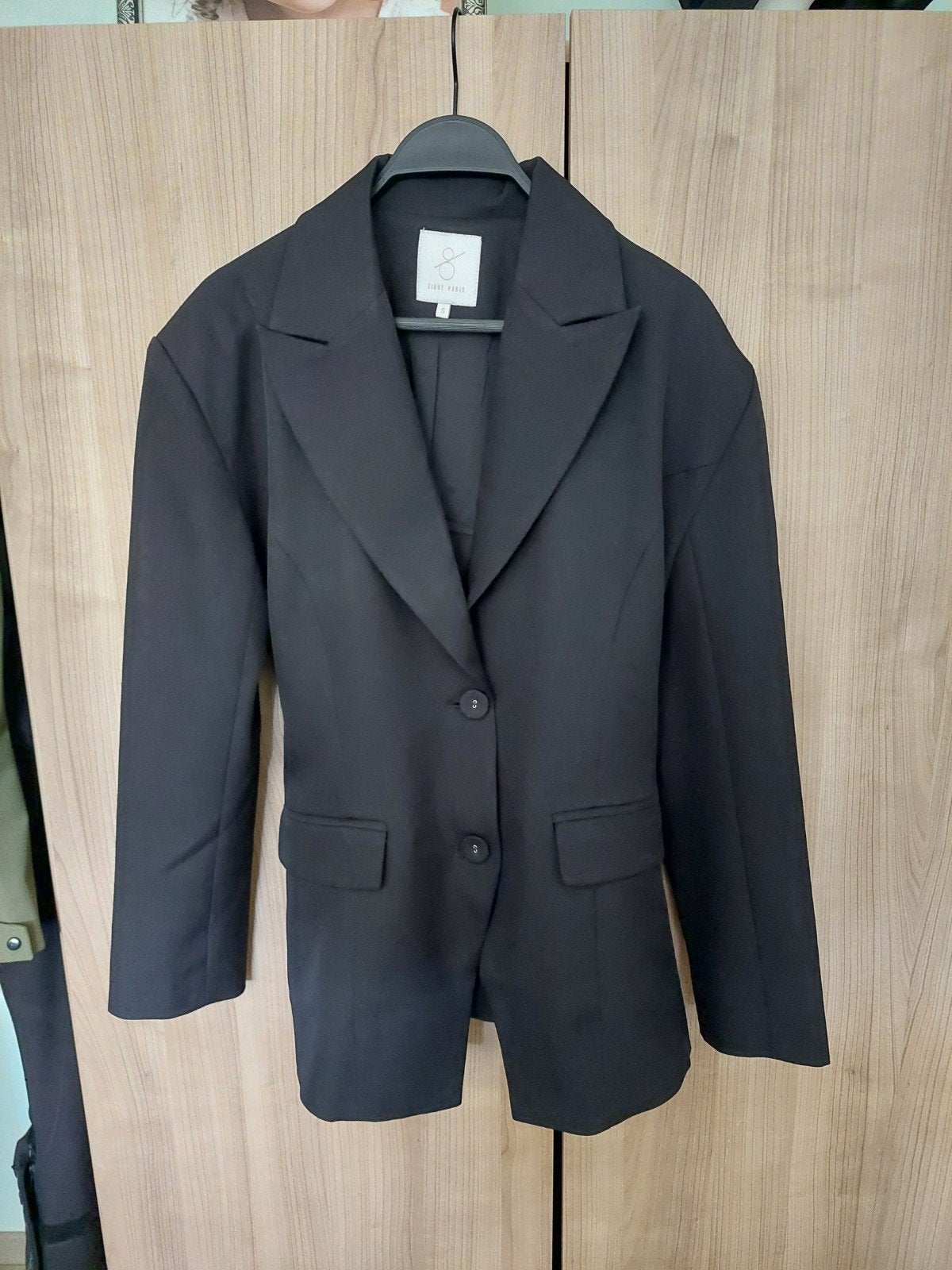 zwarte blazer/S-M, Ophalen of Verzenden, Nieuw, Zwart