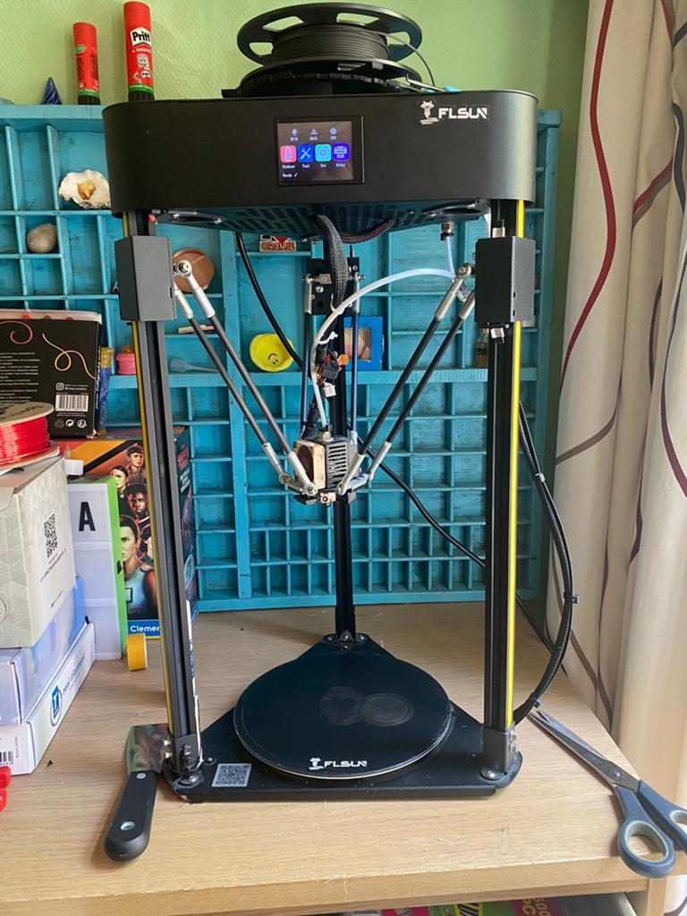 3d printer flsun Q5, Computers en Software, 3D Printers, Ophalen of Verzenden, Gebruikt, Filament
