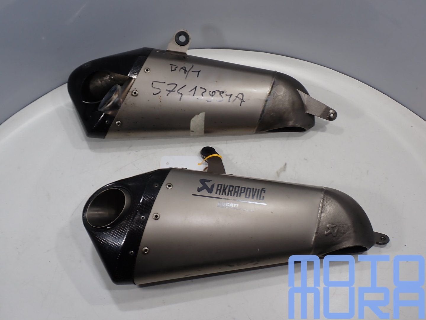 Akrapovic Corse dempers voor de Ducati Panigale 1199 RS 2012, Gebruikt, -, -, Ophalen of Verzenden