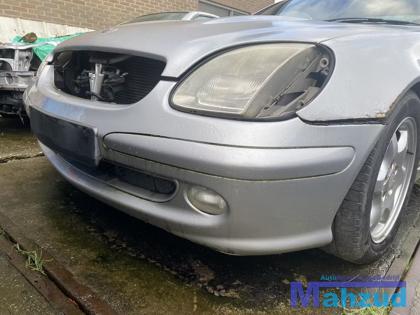 MERCEDES SLK R170 Zilver Grijs 744 voorbumper 1996-2004, Auto-onderdelen, Gebruikt, Mercedes-Benz AG, Voor, Mercedes-Benz