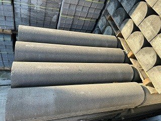 stootband 18-20x100 voet recht antraciet, Tuin en Terras, Bielzen en Borders, 100 tot 200 cm, Nieuw, Ophalen of Verzenden, Border