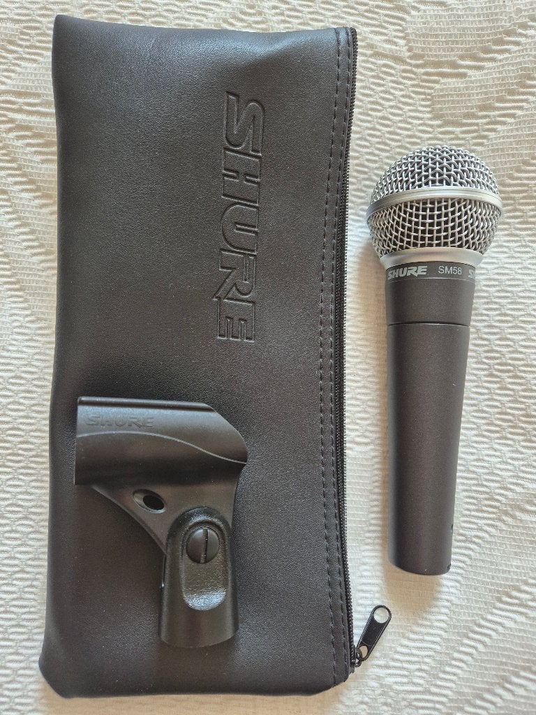 Shure SM58 Microfoon, Ophalen, Zo goed als nieuw, Zangmicrofoon