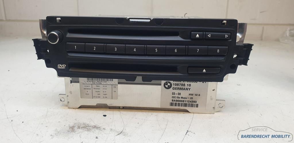 CCC Navigatie module E90 3 serie BMW professional 9185536 DV, Auto-onderdelen, Dashboard en Schakelaars, BMW, Gebruikt, Ophalen of Verzenden