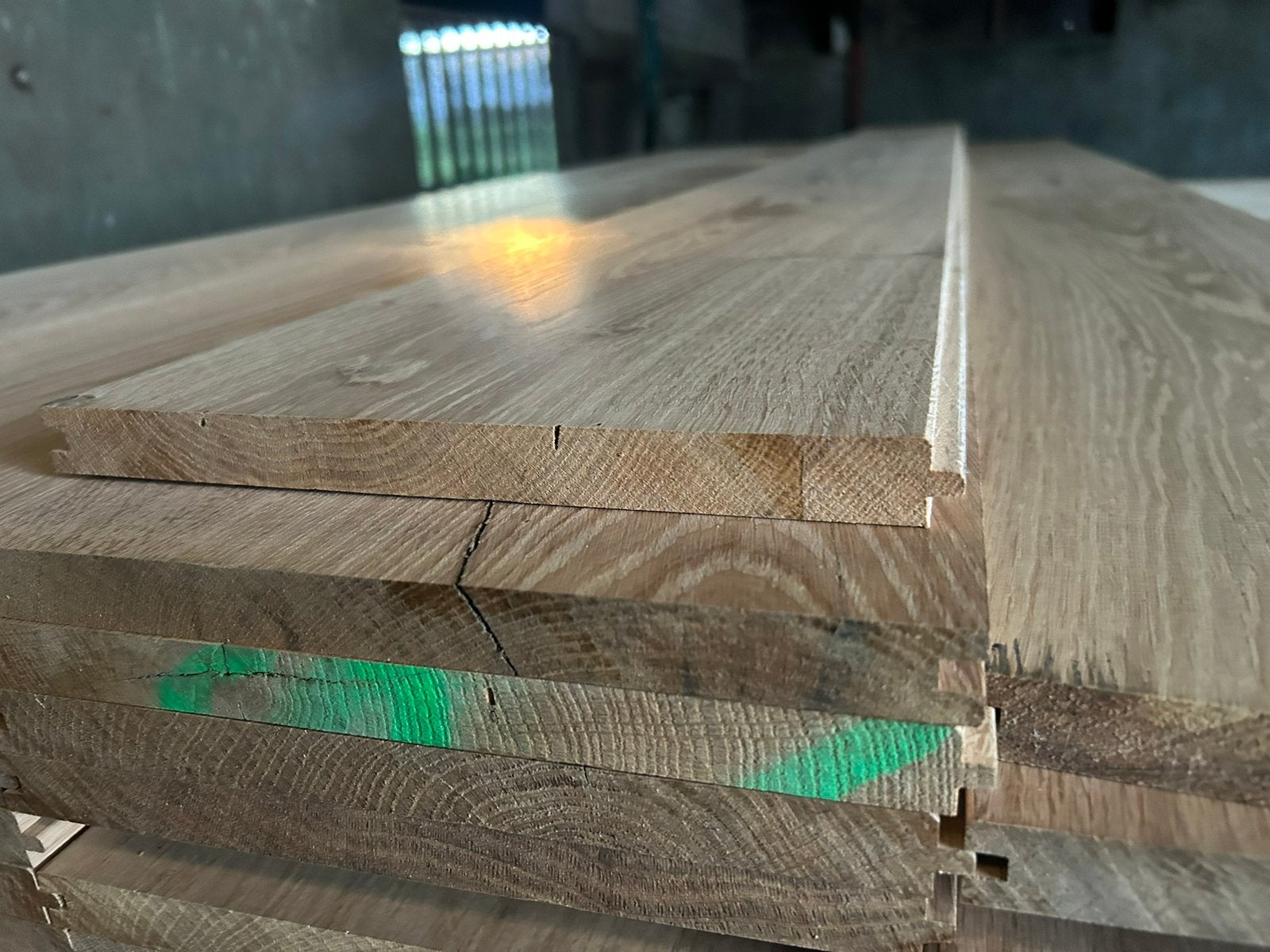 Veer en groef planken eiken 240x20 mm. 230/300 cm, Ophalen of Verzenden, Nieuw, 250 cm of meer, Planken