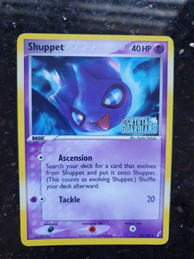 Shuppet 40/100 ex crystal guardians holo pokemon kaart, Ophalen of Verzenden, Zo goed als nieuw