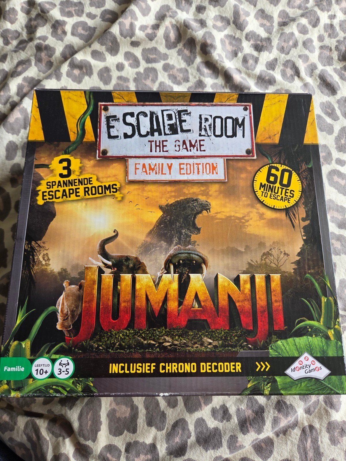 Escape Room The Game: Jumanji Family Edition, Hobby en Vrije tijd, Gezelschapsspellen | Bordspellen, Drie of vier spelers, Ophalen of Verzenden