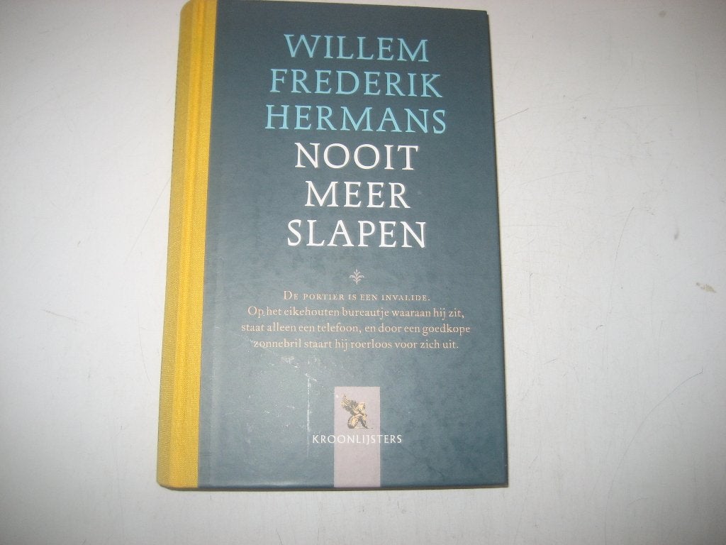 willem frederik hermans nooit meer slapen, Boeken, Ophalen, Gelezen, Willem Frederik Hermans, Nederland
