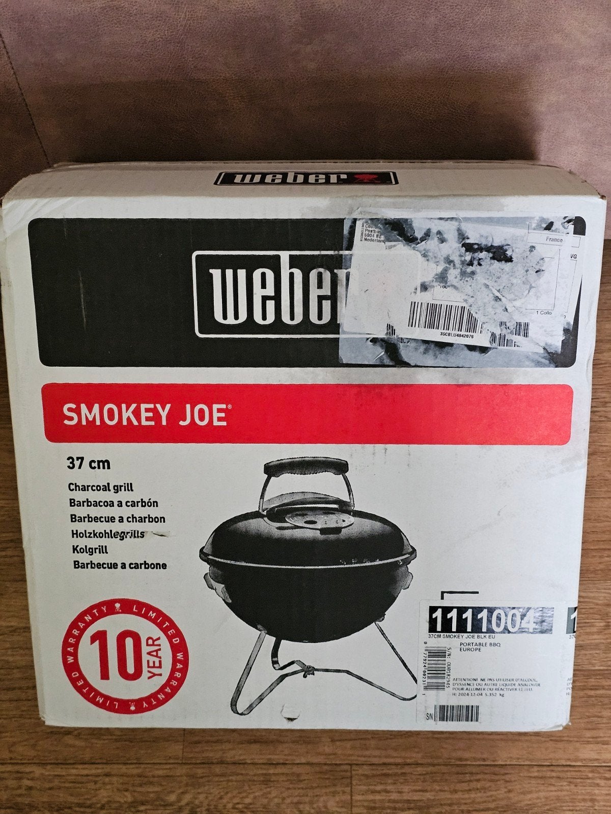 Nieuwe Weber Smokey Joe BBQ 37cm - Ongeopend in doos, Ophalen of Verzenden, Nieuw