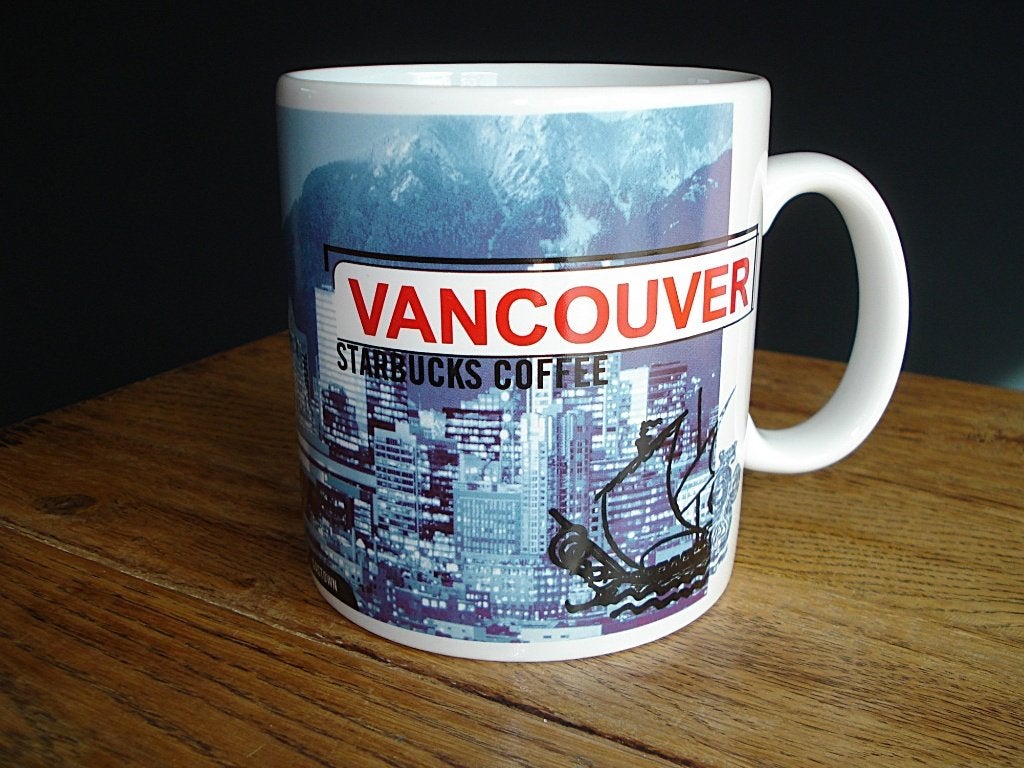 NIEUW: XL Starbucks Coffee koffie beker Vancouver Canada, Huis en Inrichting, Keuken | Servies, Nieuw, Ophalen of Verzenden, Overige stijlen
