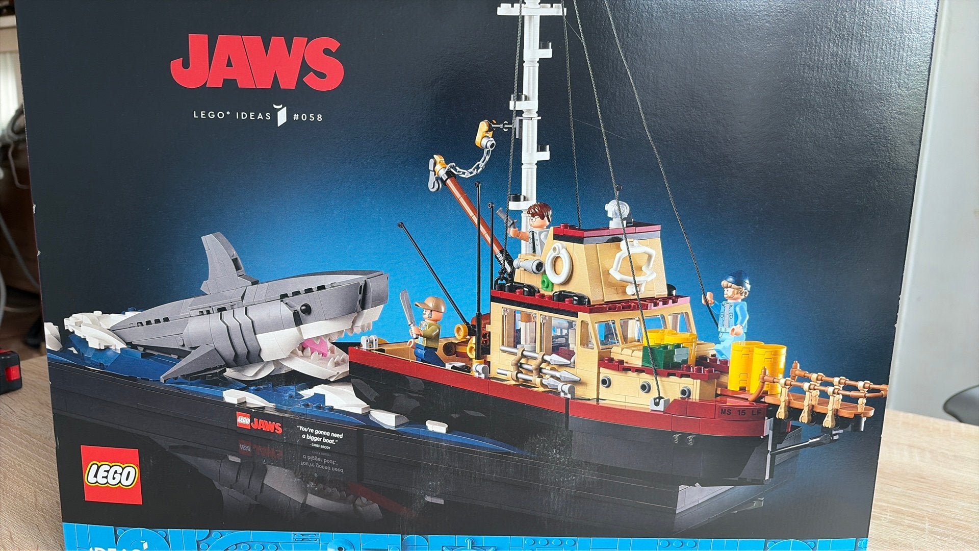 LEGO Ideas Jaws set 21350 (1497 pcs), Compleet, Lego, Nieuw, Ophalen of Verzenden
