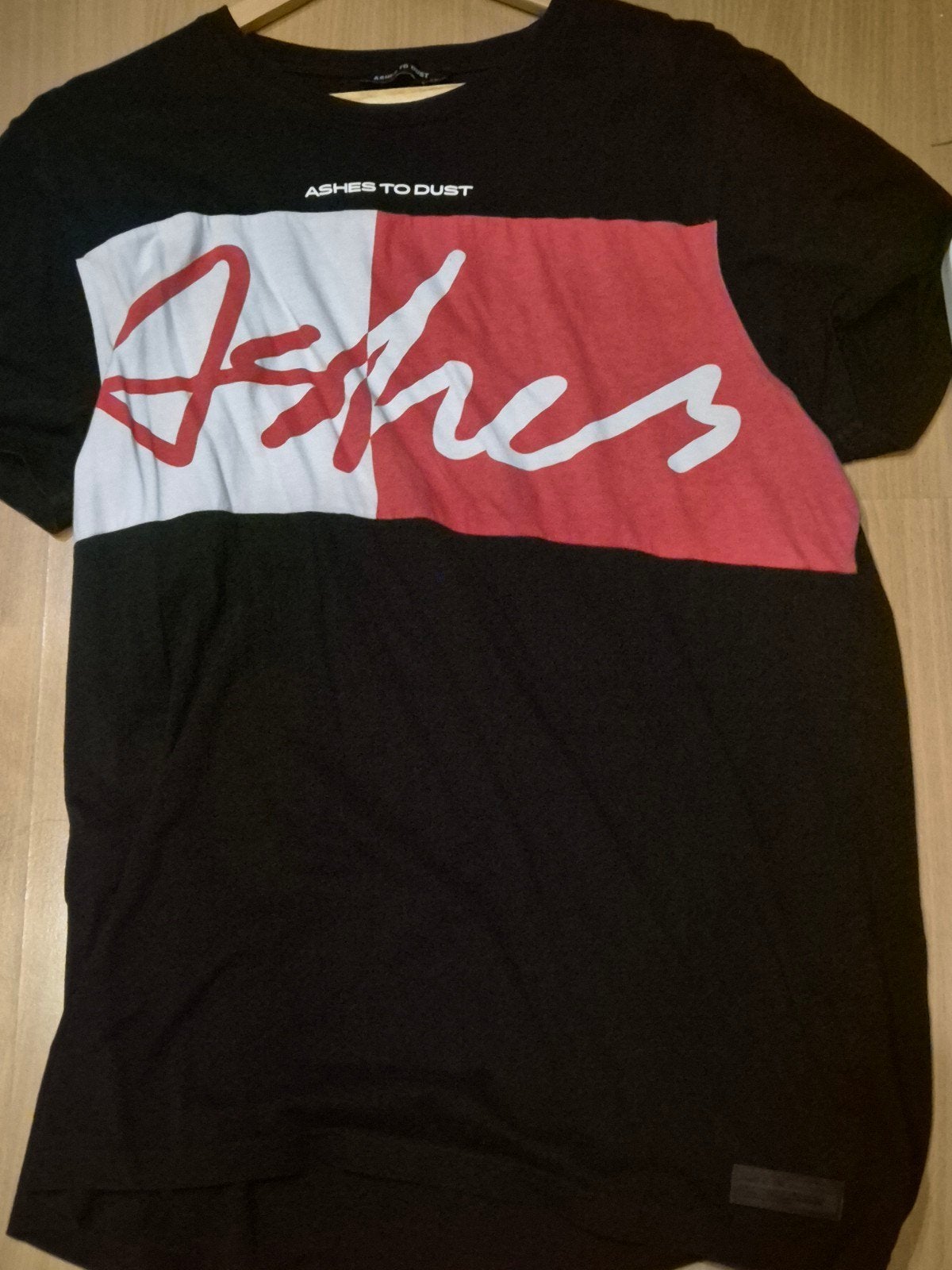 Zwart T-shirt met 'Ashes to Dust' opdruk, Ashes to Dust, Zwart, Maat 56/58 (XL), Ophalen of Verzenden