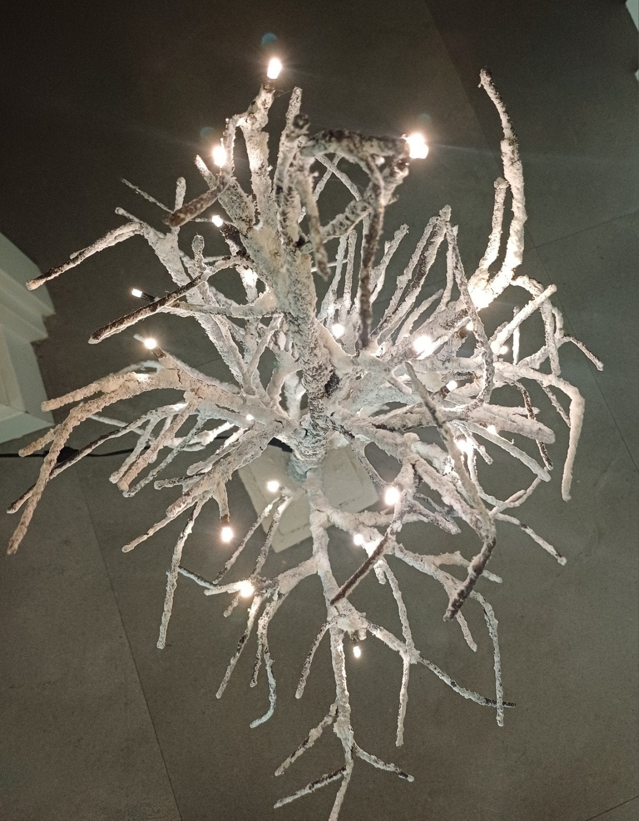 Winters boompje met LED, Ophalen