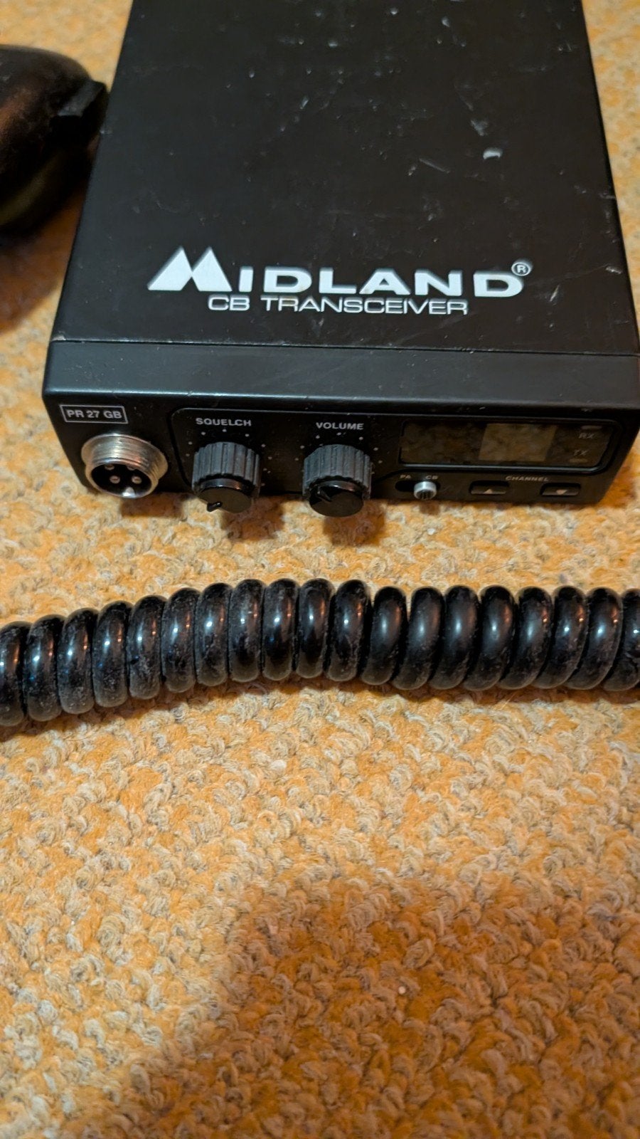 Midland CB Transceiver PR 27 GB - Goede Staat, Telecommunicatie, Ophalen of Verzenden, Gebruikt, Zender en Ontvanger