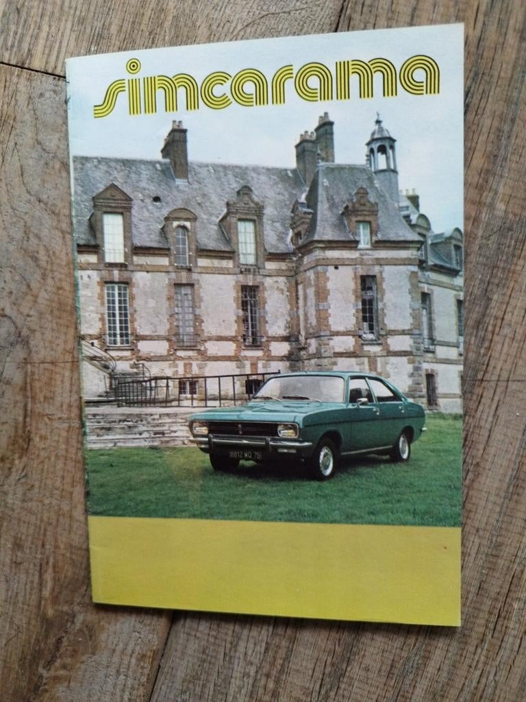 Simcarama brochure 1963 - Simca 1100 Special, Simcarama, Ophalen of Verzenden, Zo goed als nieuw, Overige merken