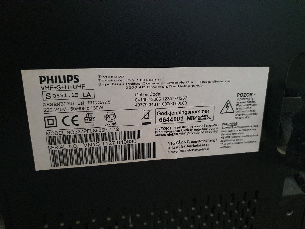 Philips Ambilight TV 37 inch, Ophalen, Philips, Gebruikt, 80 tot 100 cm