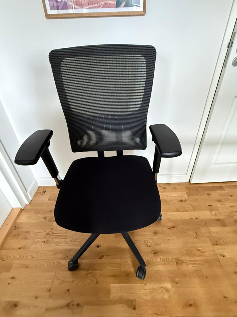 Bureaustoel zwart, Ophalen, Zo goed als nieuw, Zwart, Bureaustoel