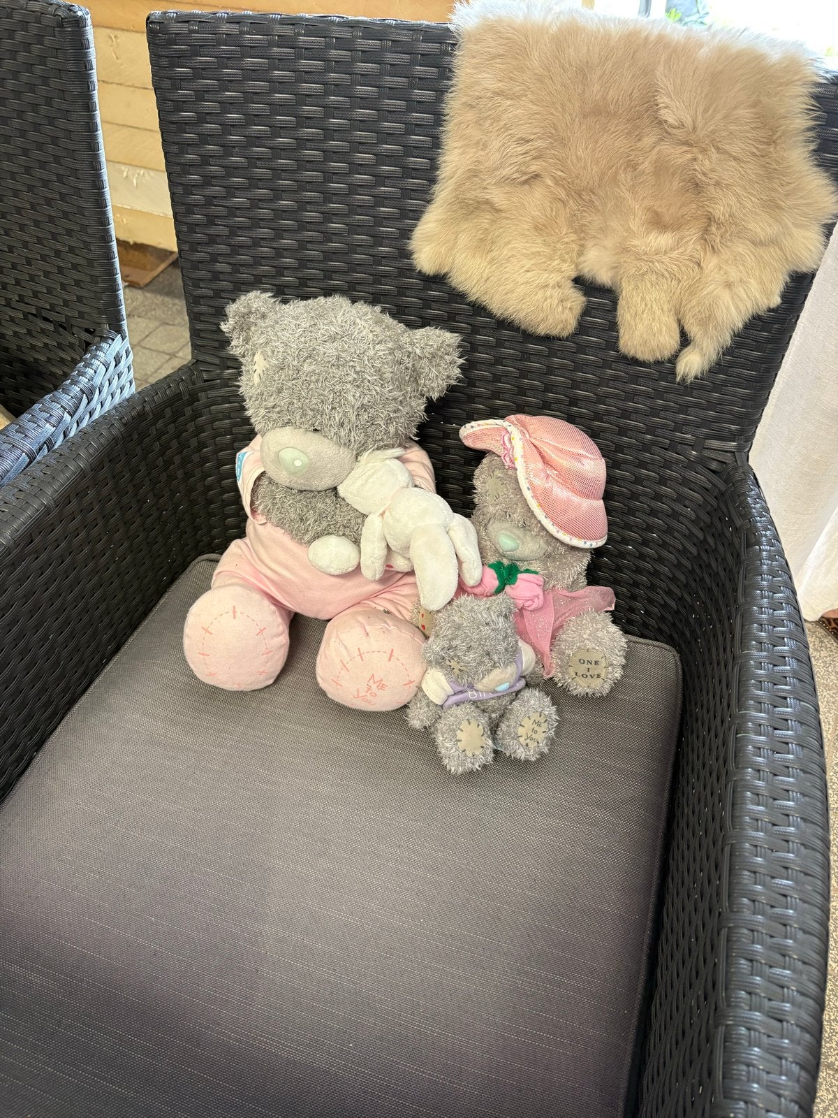 Grote en kleine knuffelberen - Tiamo en Me to You, Gebruikt, Beer, Ophalen of Verzenden, Middelgroot (20 tot 80 cm)