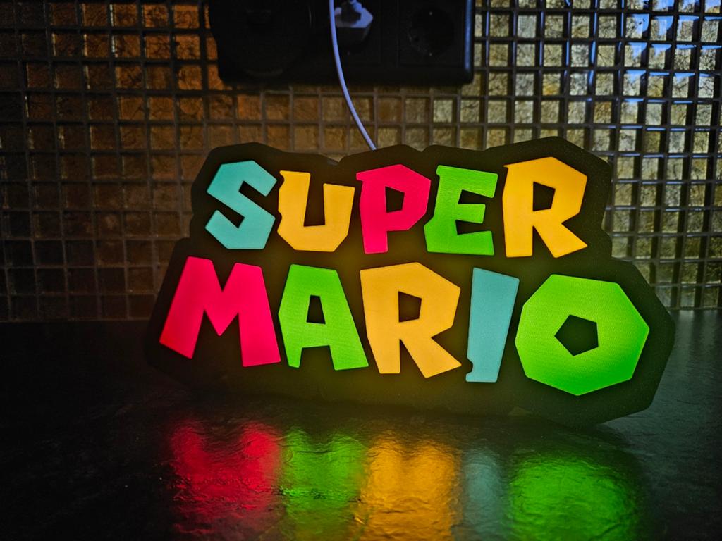 Super mario lamp, Ophalen of Verzenden, Zo goed als nieuw