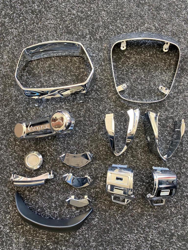 Te koop vespa sprint primavera chroom delen, Ophalen of Verzenden
