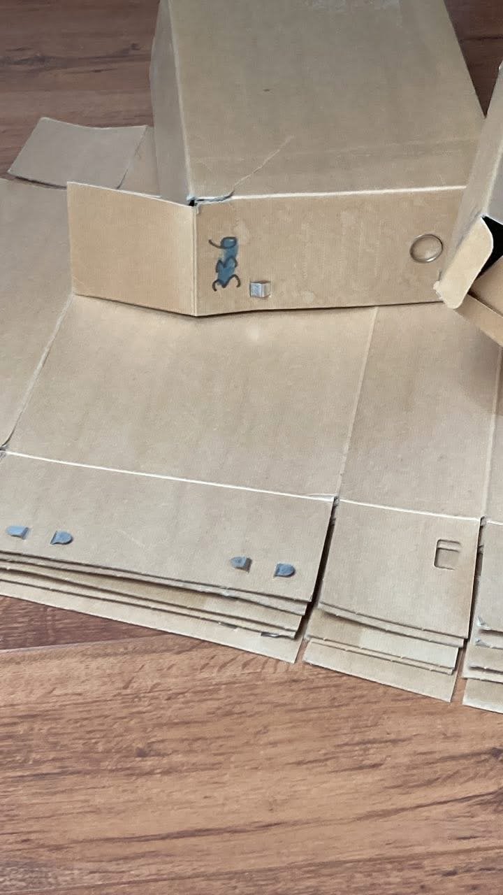 Archiefdozen. ideaal voor verzending/opslag, Ophalen, Opvouwbaar, 50 tot 75 cm, Minder dan 35 cm