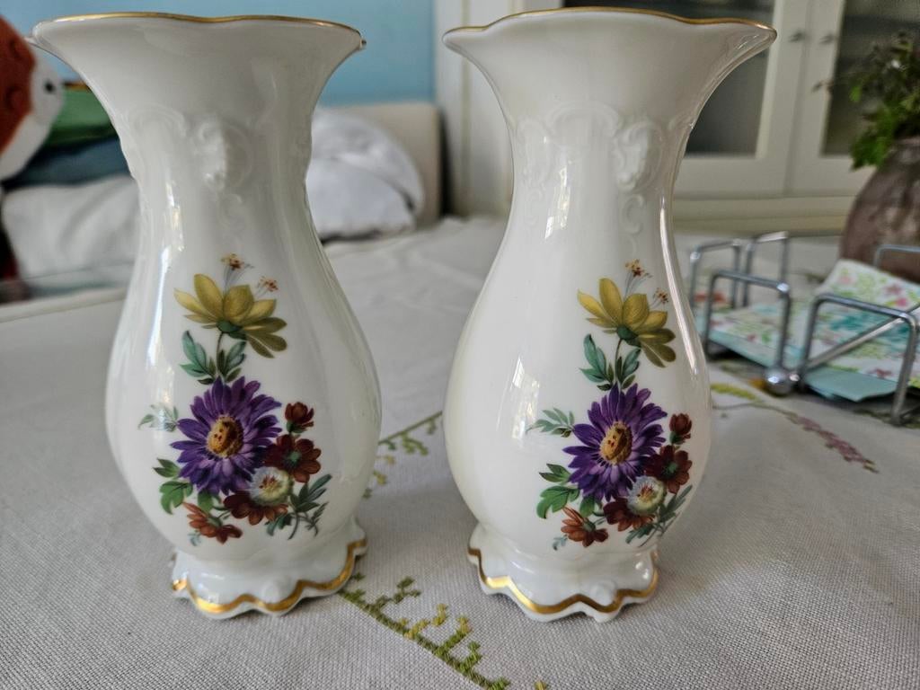 Classic Rose Rosenthal vasjes, Ophalen of Verzenden