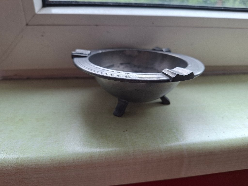 tinnen asbak, Ophalen of Verzenden