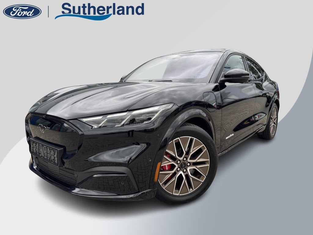 Ford Mustang Mach-E Premium AWD 75 kWh 315pk | Panoramadak |, Auto's, Ford, Automaat, Gebruikt, Zwart, Origineel Nederlands