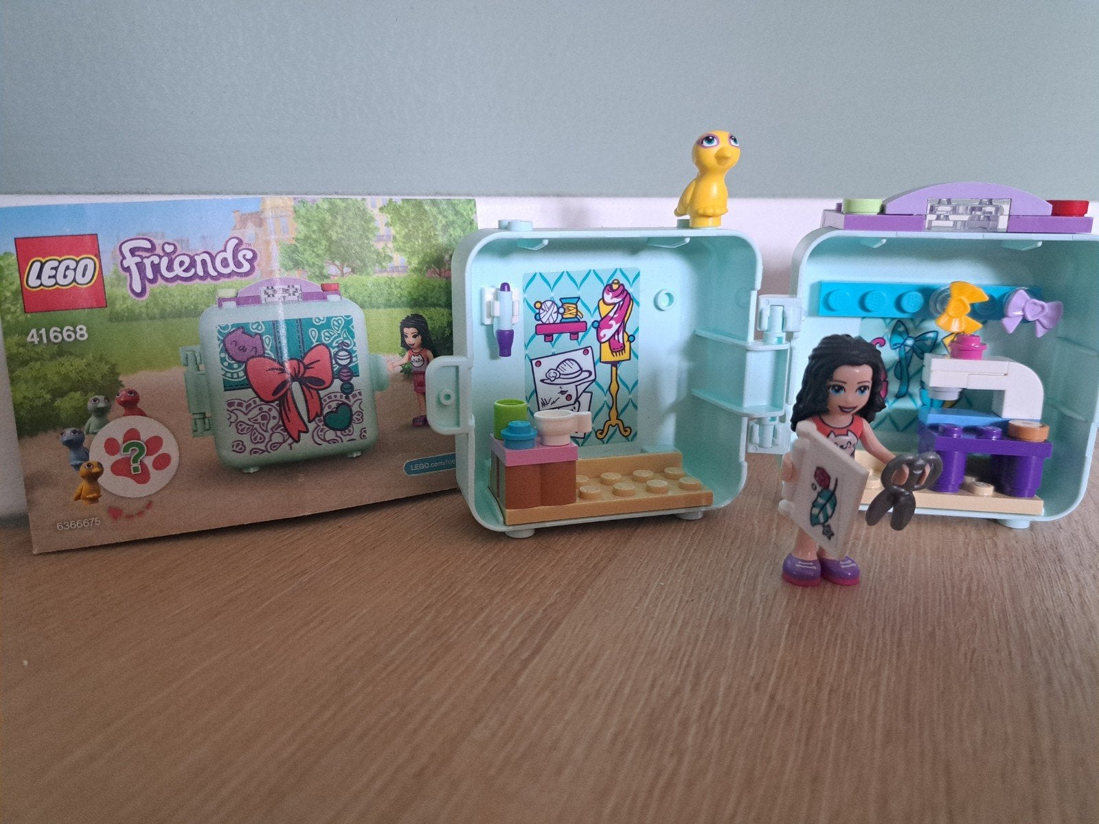 Lego friends Emma's modekubus, Ophalen of Verzenden, Zo goed als nieuw, Lego