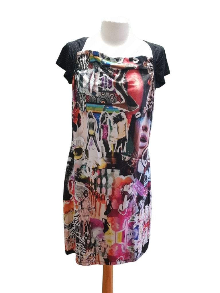 Super mooie GEISHA jurk maat XL., Geisha, Verzenden, Zwart, Maat 46/48 (XL) of groter