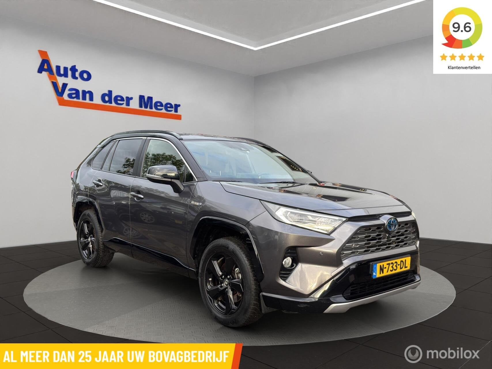Toyota RAV4 2.5 Hybrid Executive, Gebruikt, Euro 6, 4 cilinders, Leder en Stof