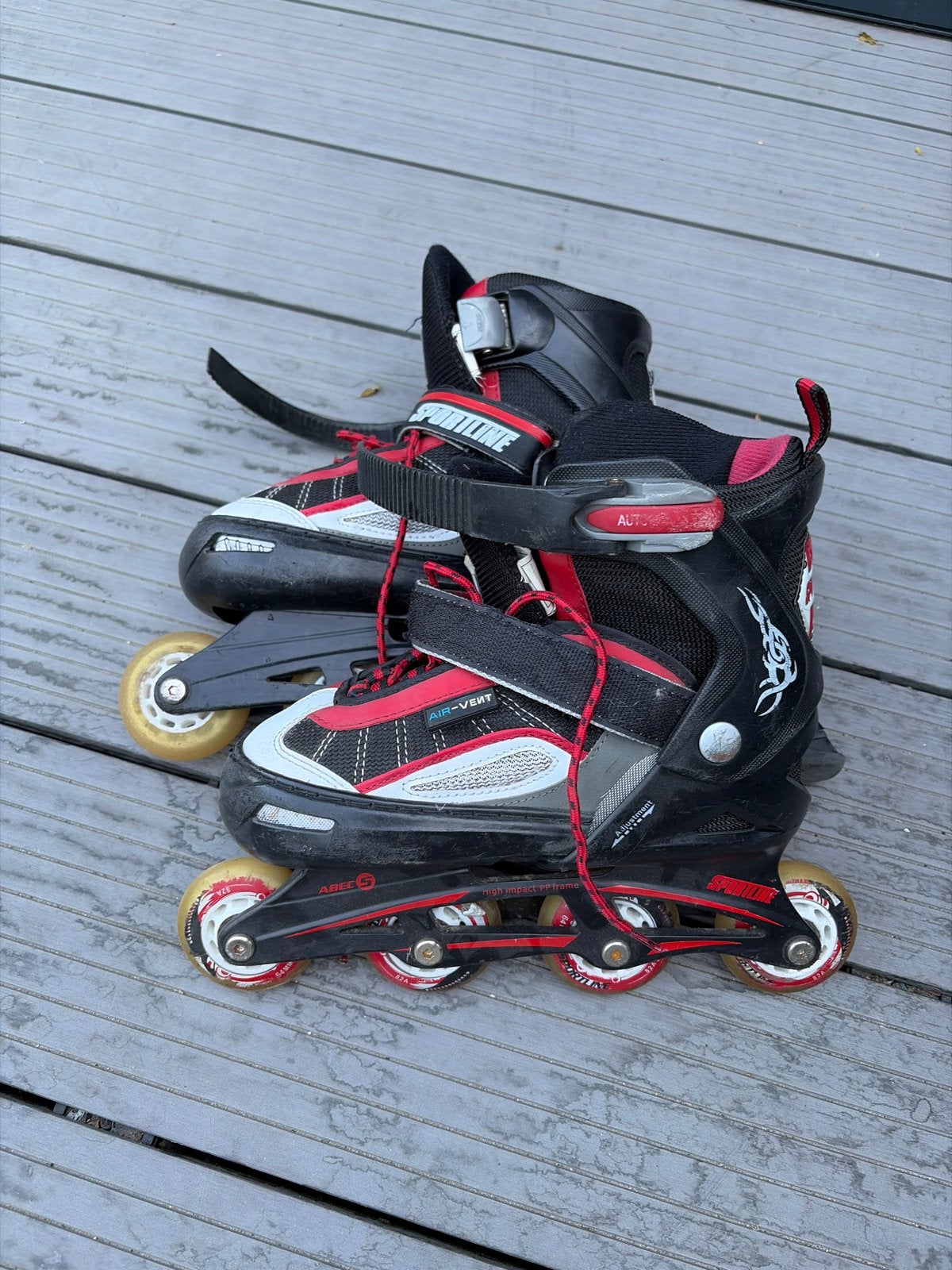 Sportline Inline Skates - Maat Verstelbaar (32-35), Kinderen, Inline skates 4 wielen, Ophalen, Overige merken