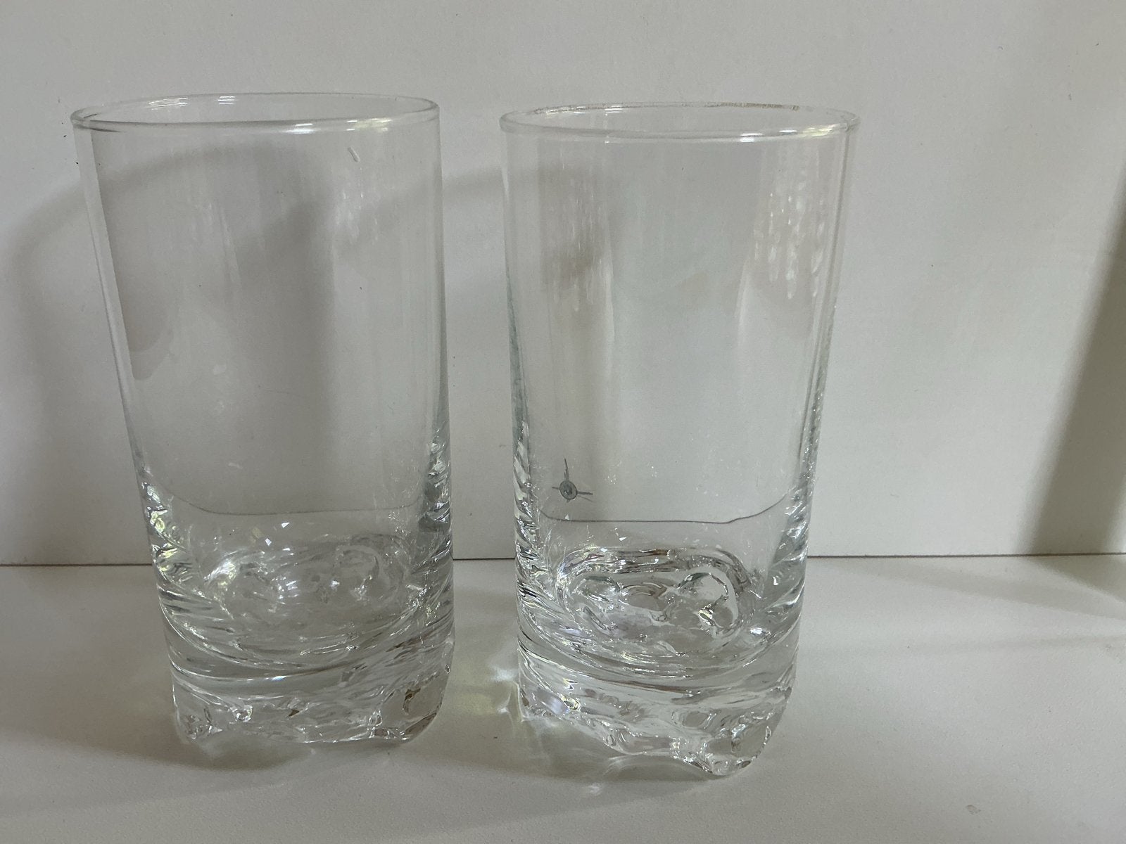 iittala “Gaissa” ontw Tapio Wirkala. 2 glazen, Ophalen of Verzenden