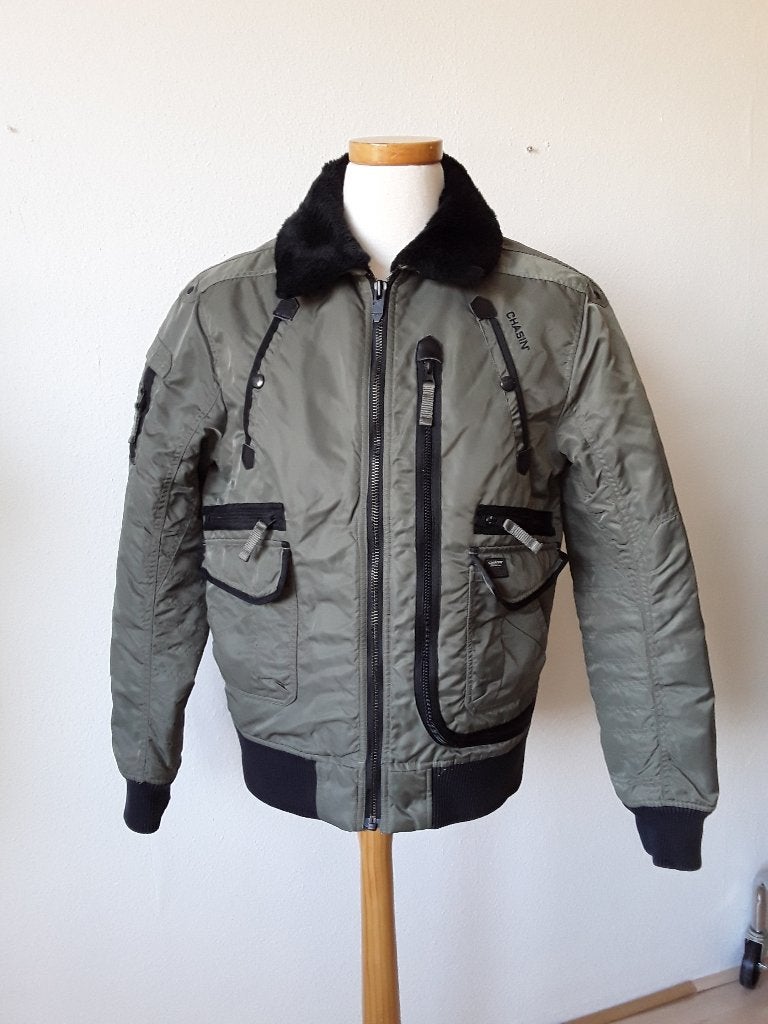 Chasin jack in groen mt L, Kleding | Heren, Jassen | Winter, Maat 52/54 (L), Chasin, Verzenden, Zo goed als nieuw