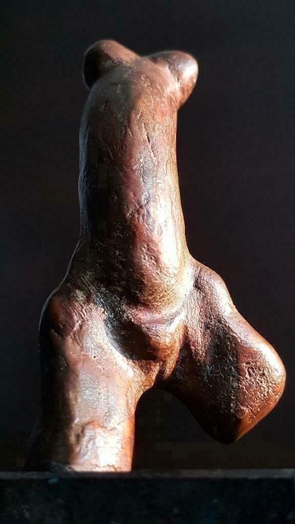 Abstract bronzen beeld van een vrouwelijk torso, brons beeld, Antiek en Kunst, Antiek | Koper en Brons, Ophalen of Verzenden, Brons