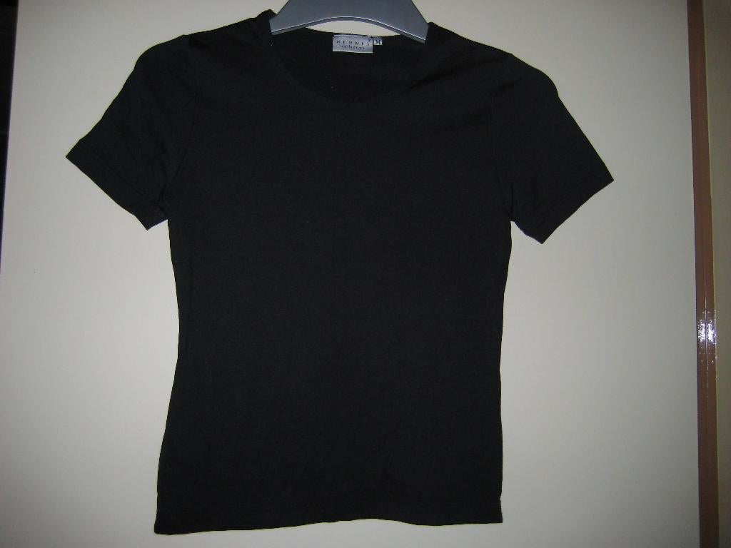 Zwart shirt, M, Hennes, Maat 38/40 (M), Zwart, Ophalen of Verzenden, Zo goed als nieuw