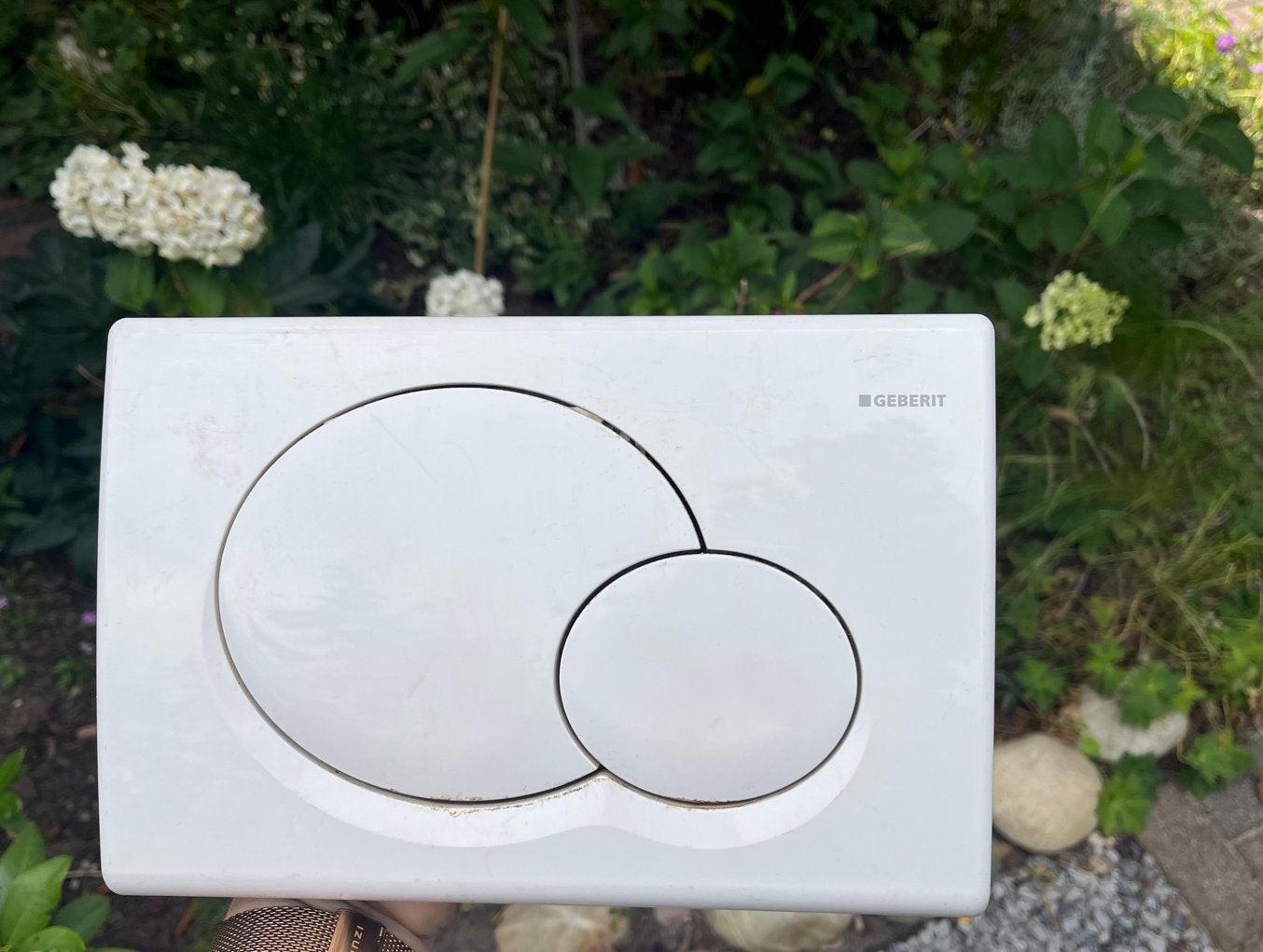 Geberit Sigma 20 bedieningsplaat voor toilet, Ophalen, Gebruikt, Toilet