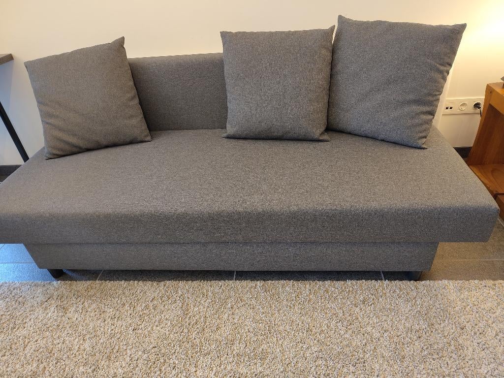 Ikea Asarum bedbank in goede conditie., Ophalen, Tweepersoons, Zo goed als nieuw, Overige maten