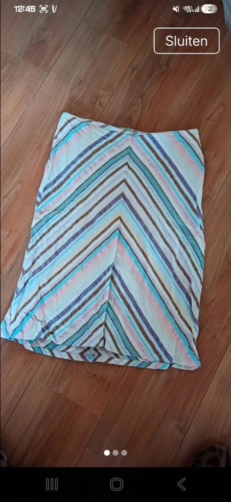 Leuke gestreepte zomerrok, maat 38, Kleding | Dames, Rokken, Maat 38/40 (M), Overige kleuren, Ophalen of Verzenden, Zo goed als nieuw