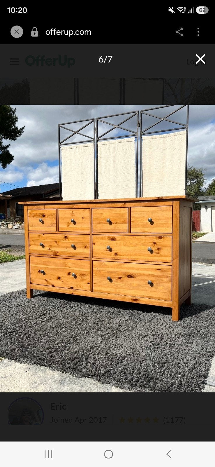 IKEA HEMNES Ladenkast Grenen, Huis en Inrichting, Ophalen, 5 laden of meer, 150 tot 200 cm, Zo goed als nieuw