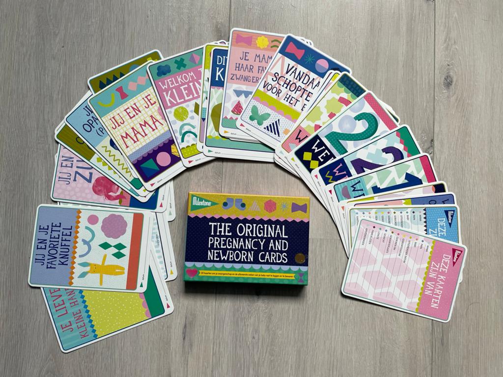 Milestone Pregnancy & Newborn Cards - Zwangerschap & Baby, Ophalen of Verzenden, Zo goed als nieuw, Kraamcadeau