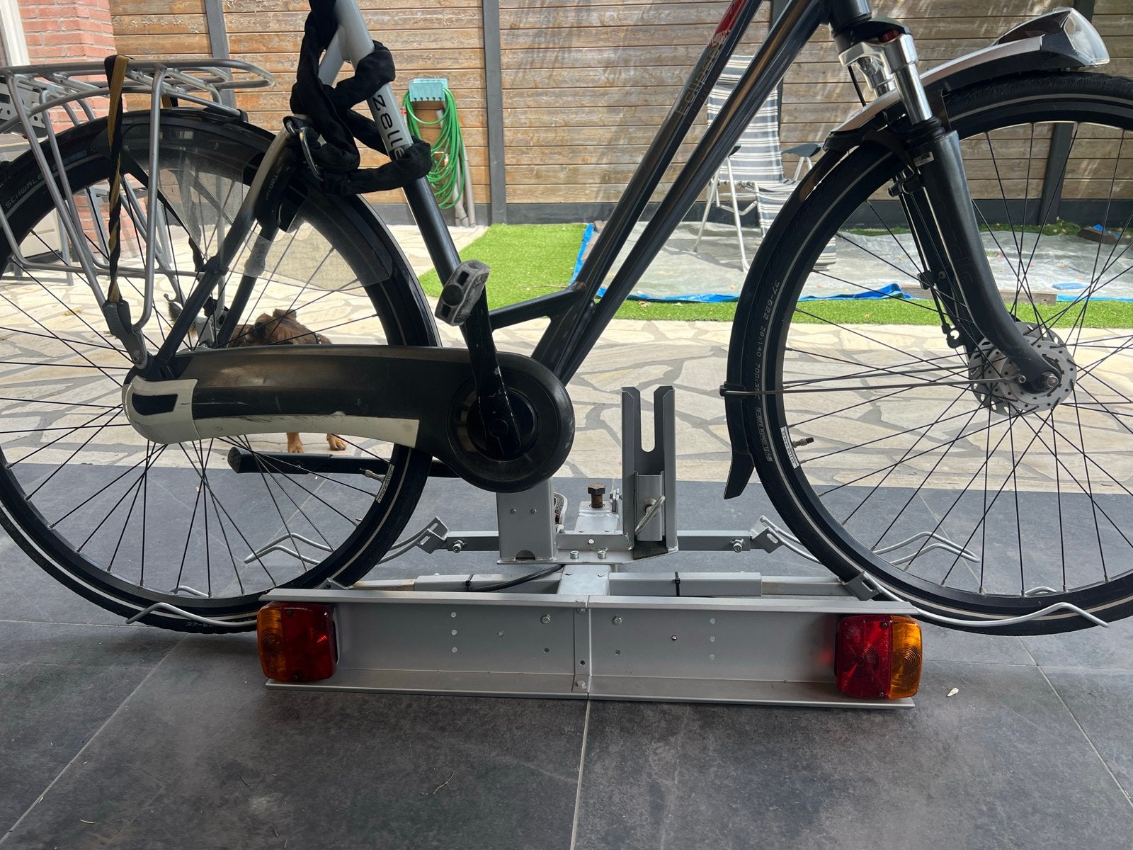 Fietsendrager trekhaak voor 2 fietsen, Gebruikt, Ophalen of Verzenden, 2 fietsen, Trekhaakdrager