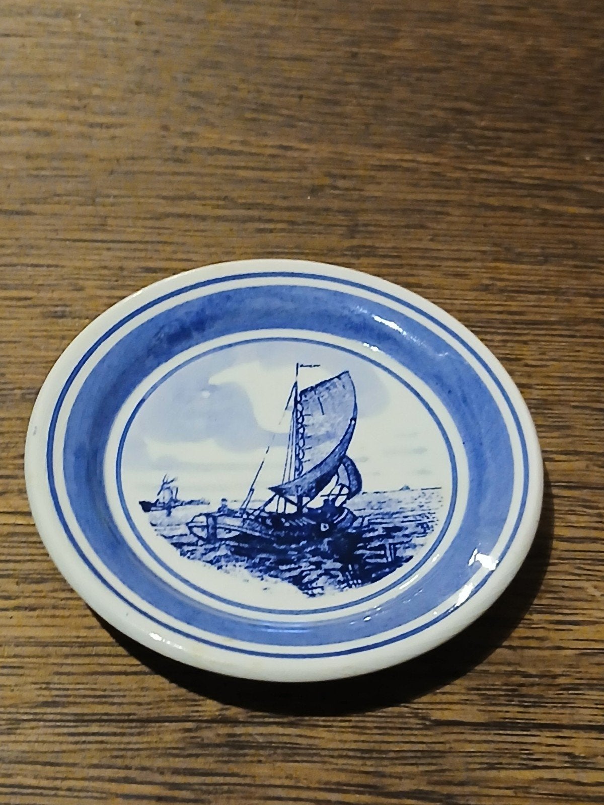 OUD KLEIN WANDBORDJE PUNTGAAF., Ophalen of Verzenden