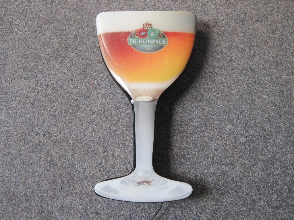 DE KONINCK BIER LICHTRECLAME, Verzamelen, Biermerken, Ophalen, Gebruikt, Overige typen, De Koninck